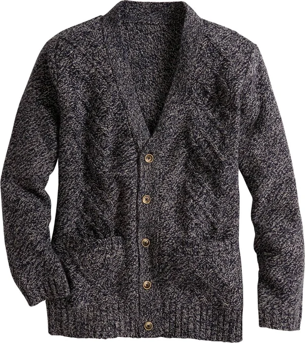 Orton Brothers Ragg Cardigan - Navy - Small - Vermont Country Store