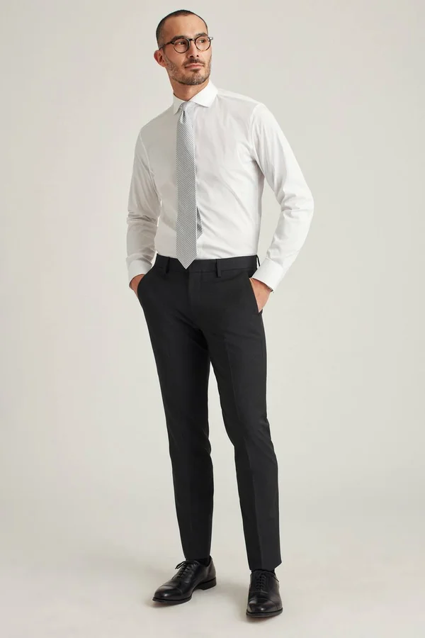 Italian Performance Suit Pants Standard for Men by Bonobos - Mason Solid Charcoal - 38