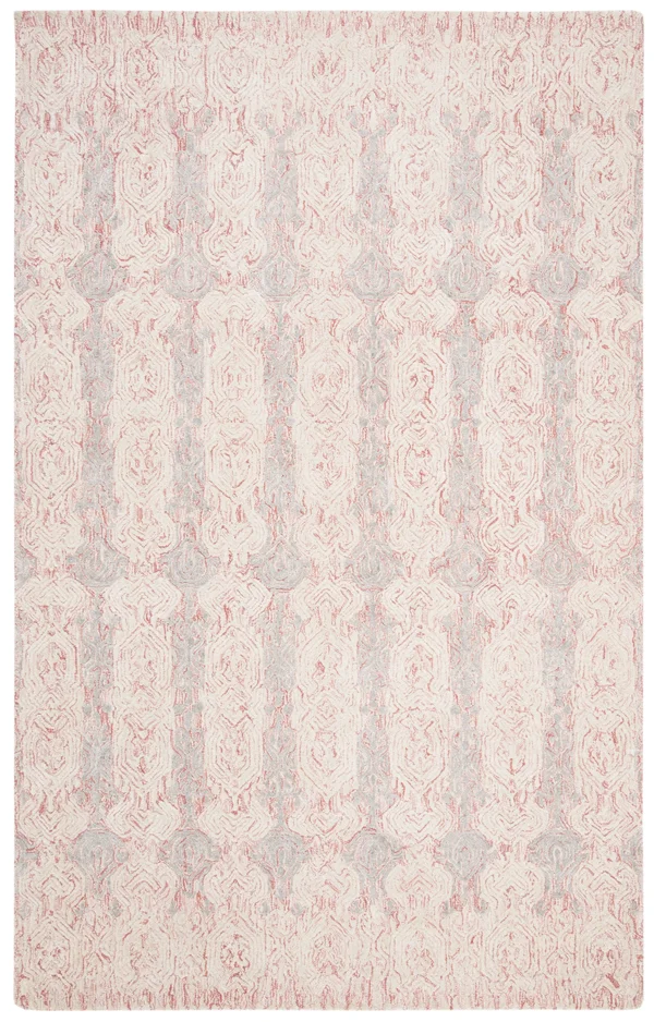 Safavieh Glamour Rug Collection GLM536U - Light Pink, Ivory - 3& x 5&