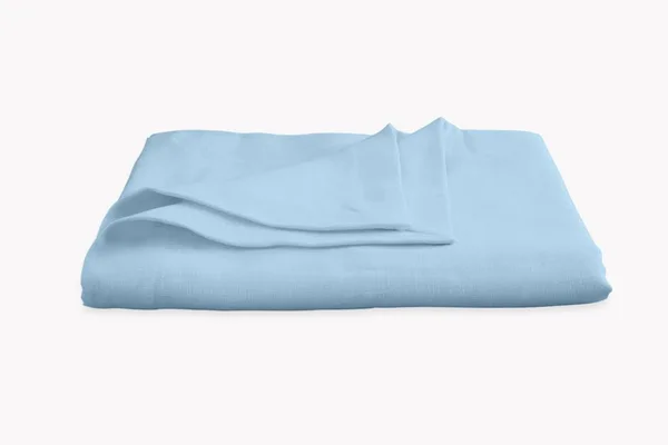 Chamant Table Linens by Matouk 70 x 126 Oblong Tablecloth - Sky