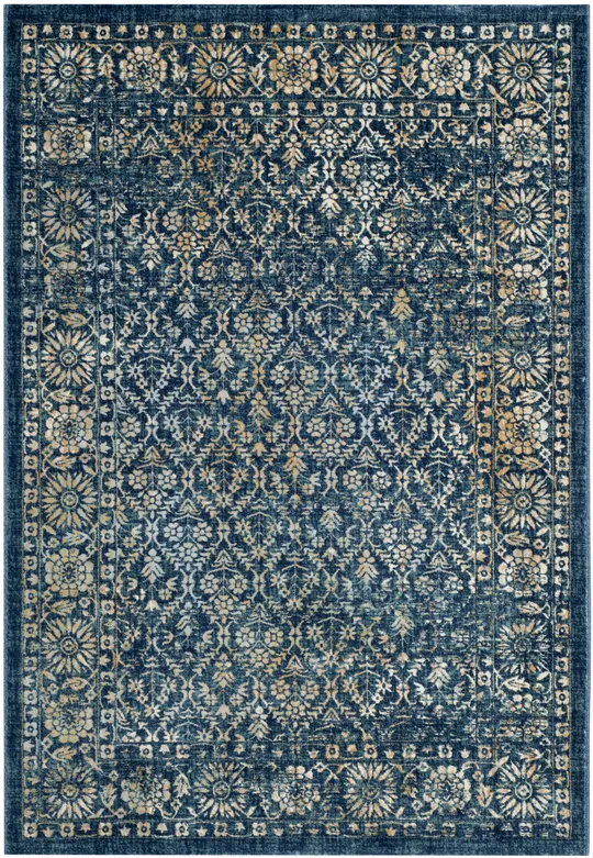 Safavieh Evoke EVK511A 2&0x22 x 12&0x22 Runner Navy - Gold Area Rug