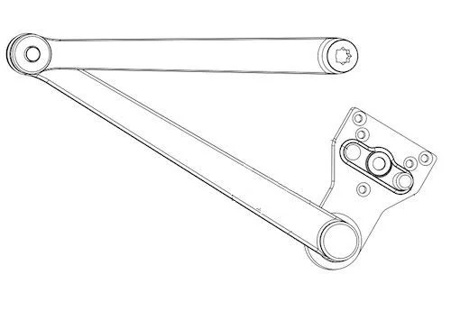 Norton Closerplus Non Hold Open Arm-Dark Bronze 6770-5DB