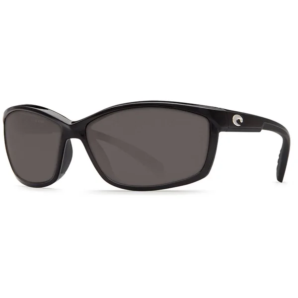 Costa Del Mar Manta Sunglasses Shiny Black/Gray Glass 580G