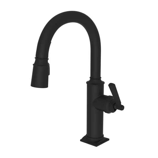 Newport Brass 3170-5203/56 Adams Prep/Bar Pull Down Faucet Flat Black