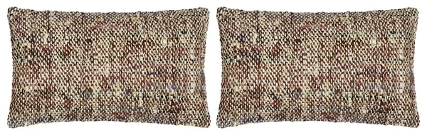Safavieh Eggplant Carrie Throw Pillow Set of 2