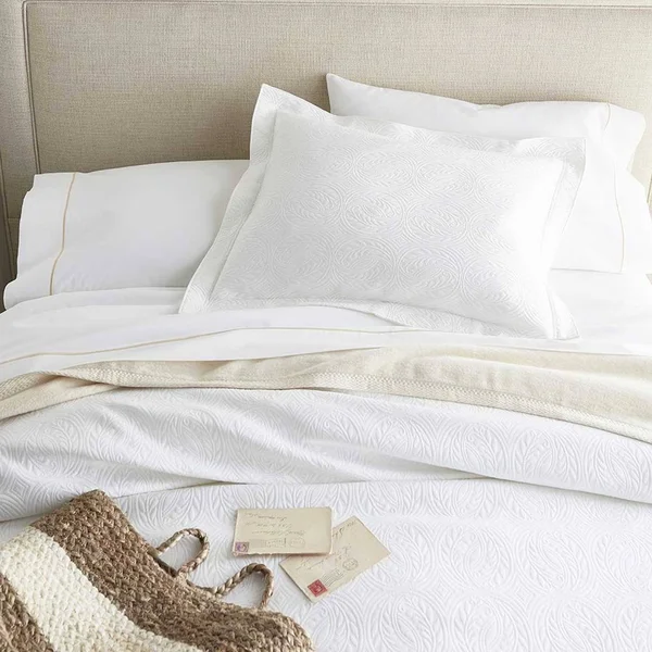 Peacock Alley Vienna Euro Sham - Ivory