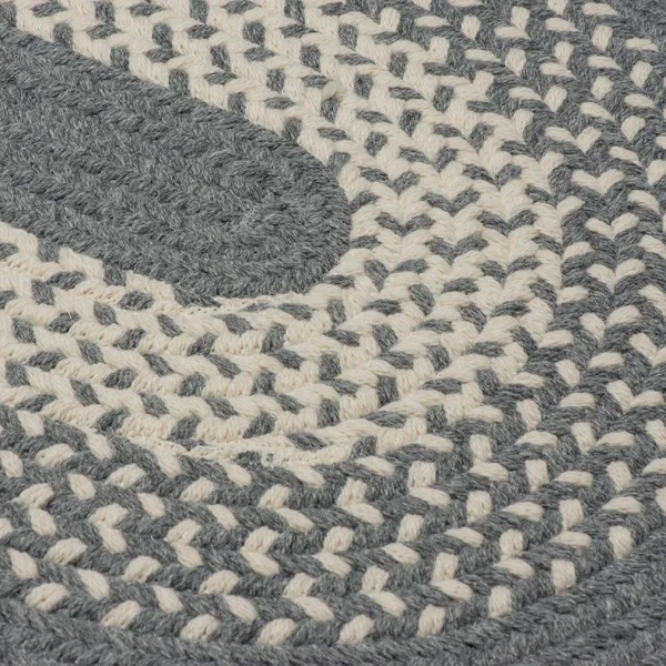 Colonial Mills Jackson Gray 7&x9& Oval Rug