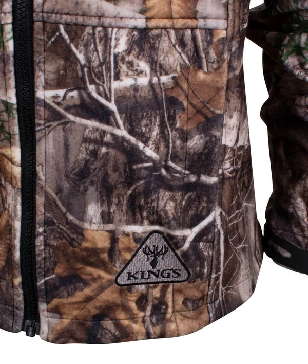 King&s Camo Women's Hunter Wind Defender Jacket Realtree Edge
