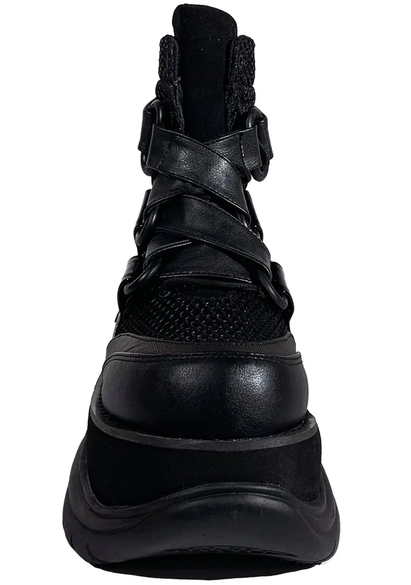 Demonia - Unisex NEPTUNE-126 Boots Black Vegan, Size-10