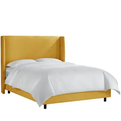 Holst Bed Color: Linen French Yellow - Size: Full