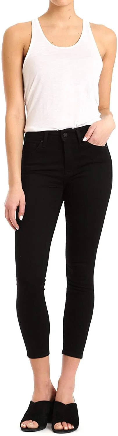 Mavi Women's Tess Super Skinny in Double Black Tribeca - Women's Jeans