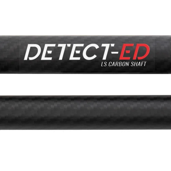 Detect-Ed Black LS Carbon Fiber Upper & Lower Shaft for Minelab Equinox Detector DE-001 B01