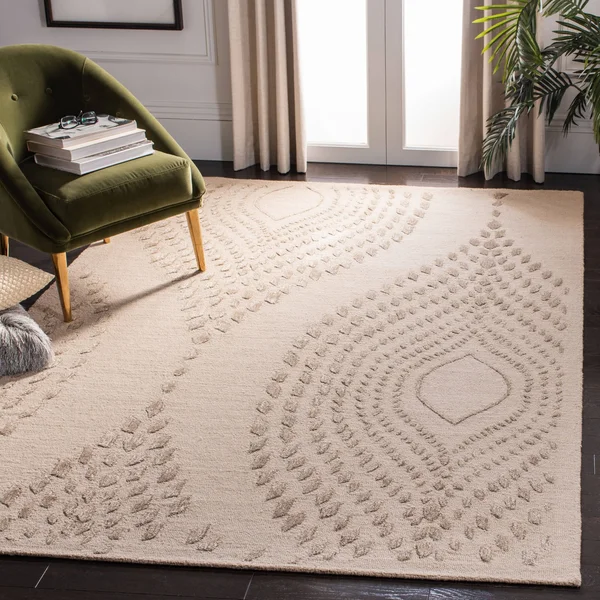 Safavieh Bella BEL126B Sand - Brown Rug 5& x 5& Square