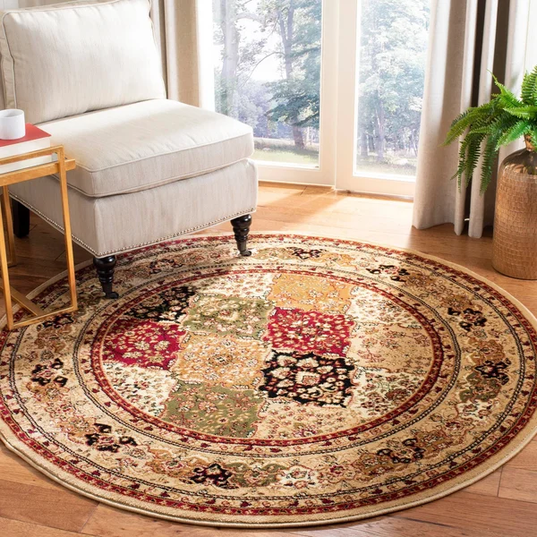 Safavieh Lyndhurst Multi/Red 6 ft. x 6 ft. Square Area Rug