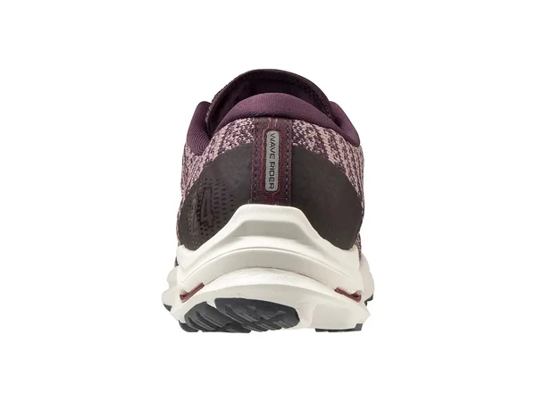 Mizuno Women's Wave Rider 24 Waveknit Woodrose-Pale Lilac - 9.5