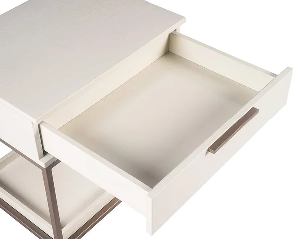 Rebel Nightstand - Champagne Gold - Cream Sunpan