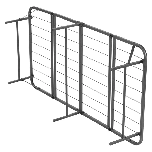 Pragma Bed Simple Base Quad-Fold Bed Frame - Size: Queen