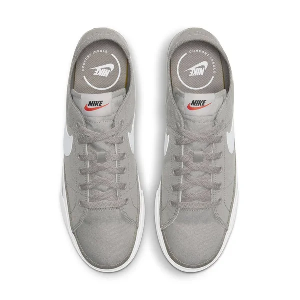 Nike Court Legacy Canvas Men's Shoes - Grey/White, Size: 8