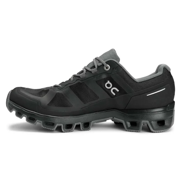 On Running Cloudventure Waterproof Black - Womens Trail Running & Running Shoes, Size US 6 - Color Black - Graphite