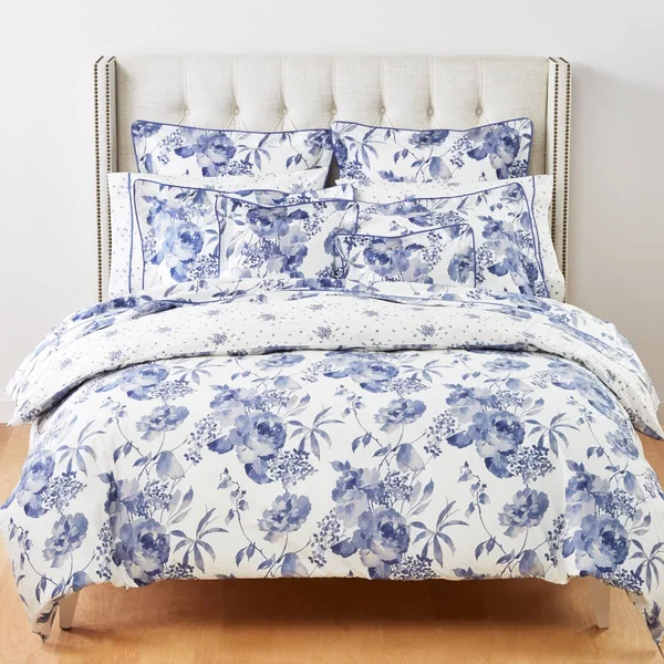 Anne De Solene Marquise King Pillowcases, Pair - Blue