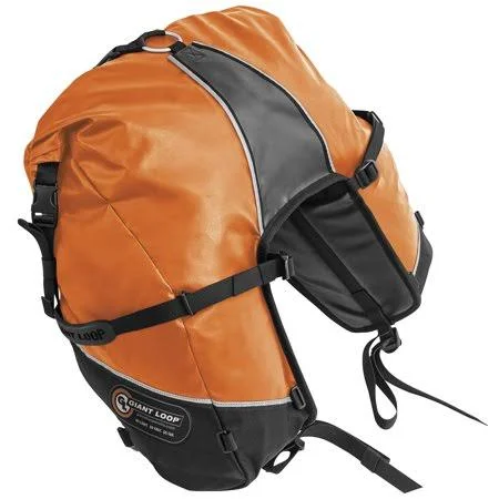 Giant Loop GBSB17-RT-O Great Basin Roll Top Saddlebag - Orange