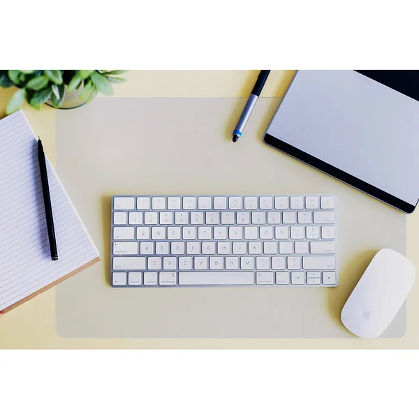 Desktex Polycarbonate Anti-Slip Desk Mat Rectangular Shaped (20x22 x 36x22)