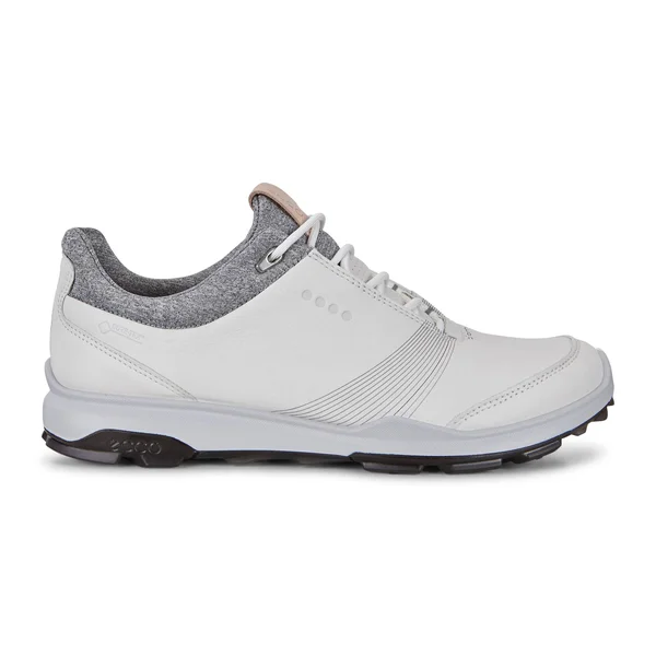 Ecco Women's Biom Hybrid 3 GTX Golf Shoes - White/Black