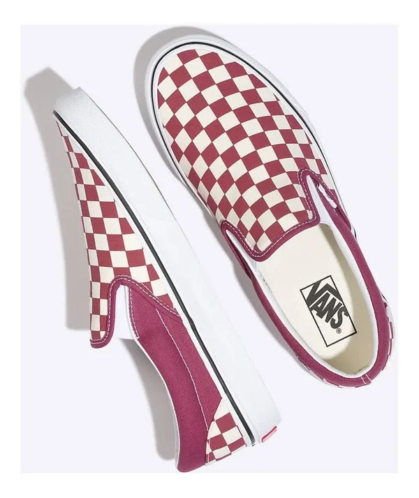Vans Slip-On &Dry Rose& Mens Sneakers - Size 4.0