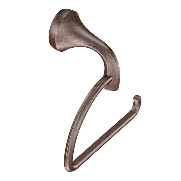 Moen Eva 4-Piece Bath Hardware Set with 18 in. Towel Bar - Paper Holder, Towel Ring, and Robe Hook in Oil Rubbed Bronze
