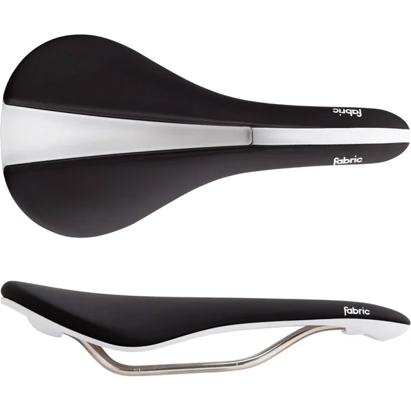 Fabric Line Shallow Race Saddle - 142mm - Black/White