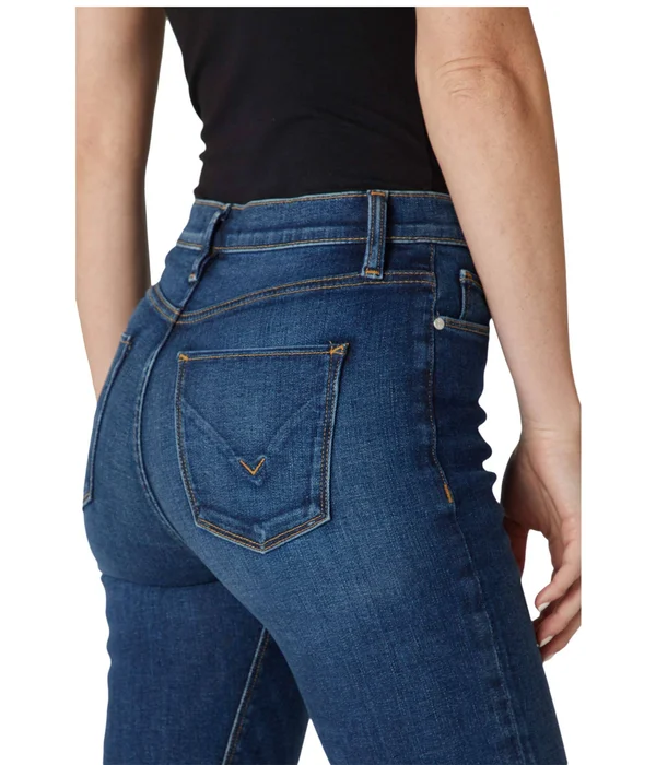 Hudson Women's Barbara High-Rise Super Skinny Jeans - Spiral - Size 24