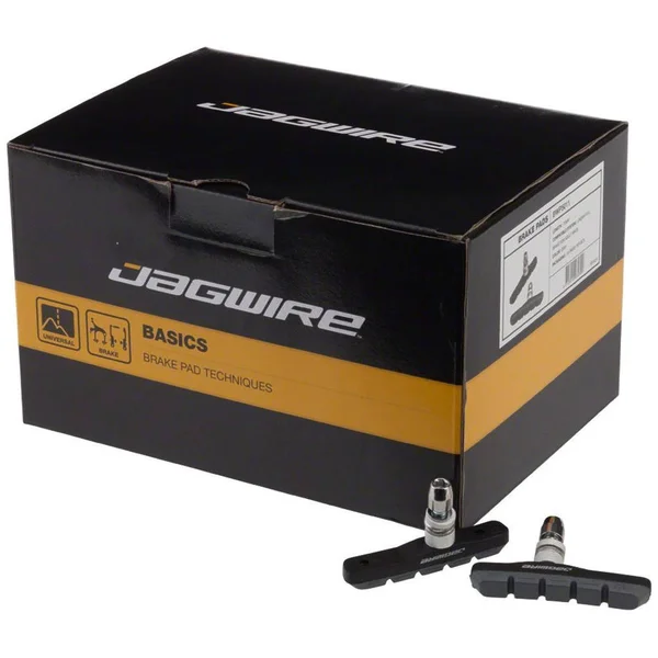 Jagwire Mountain Sport Brake Pads Threaded Post Box of 25 Pair Gray