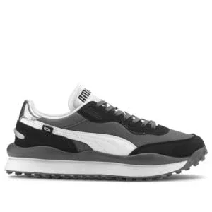 Puma Style Rider &Play on - Dazzling Blue High Risk Red& 371150-01 (Size: US 5)