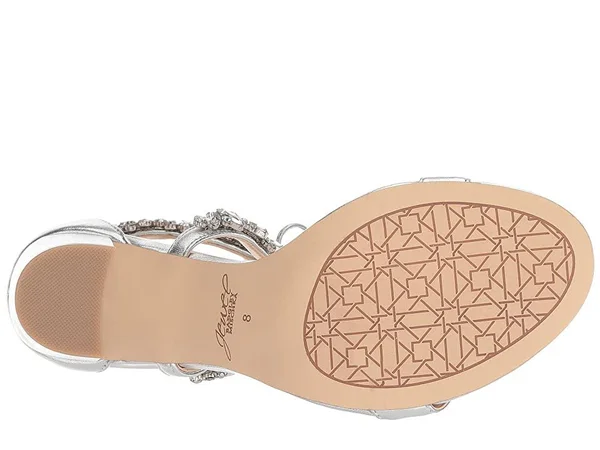 Jewel Badgley Mischka Thamar Women's Shoes Silver : 6 B