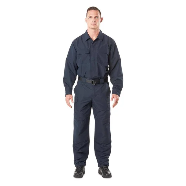 5.11 Tactical Fast-Tac TDU Long Sleeve Shirt - Dark Navy - 72465-724-M