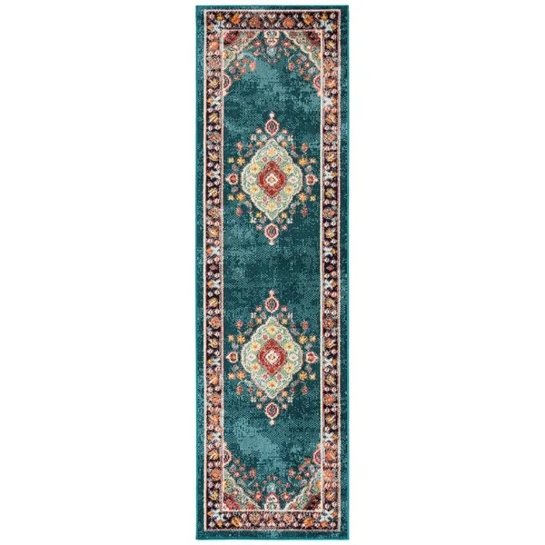 Safavieh Madison 200 Rug Collection MAD252F - Grey - Fuchsia - 9& x 12&