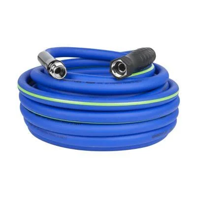 SmartFlex Garden Water Hose - 5/8x22 x 50&, 3/4x22 11 1/2 GHT Fittings, Blue, HSFG550BL