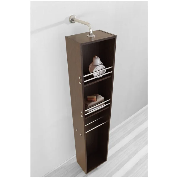 Virtu USA Marcel 14 in. Linen Cabinet in Espresso