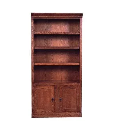 Torin Standard Bookcase Millwood Pines Color: Antique Alder, Size: 72x22