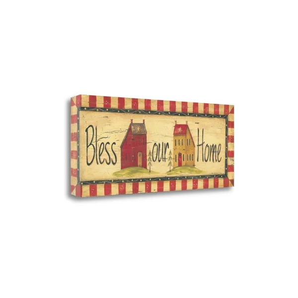 12x22 x 28x22 Bless Our Home by Jo Moulton Fine Art Giclee Print