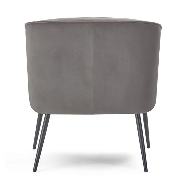 Adore Decor Rani Velvet Accent Chair Gray