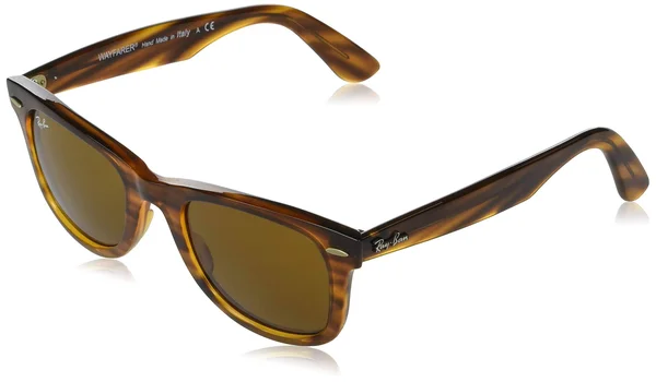 Ray Ban RB4340 Wayfarer Sunglasses - 820/33 Stripped Red Havana/Brown