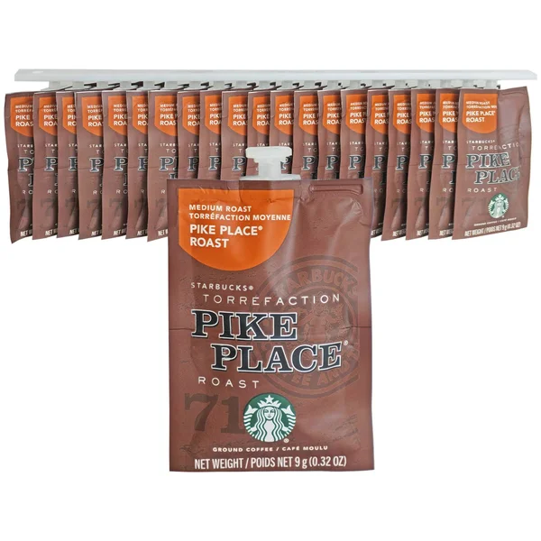 Starbucks Coffee, Pike Place, Freshpacks, 0.32 oz, Box of 80