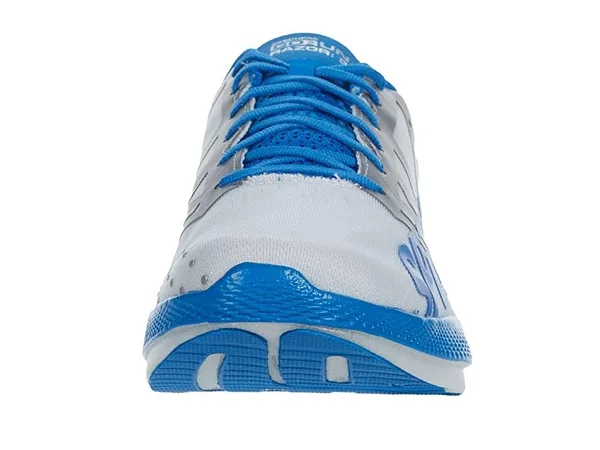 Skechers Men's GOrun Razor 3 Hyper Running Shoes - White/Blue, 8.5
