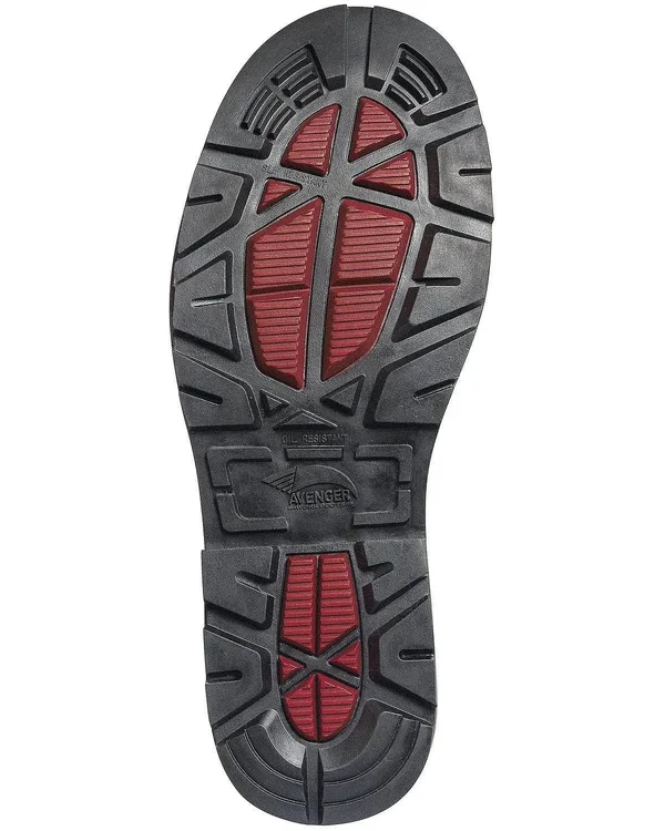 Men's Avenger A7800 Hammer A-Max Wellington Carbon Toe Work Boot, Size: 13, Black