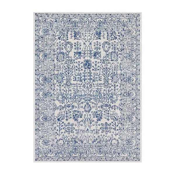Art of Knot Westmacott 3&11 inch x 5&7 inch Rectangular Area Rug - Blue