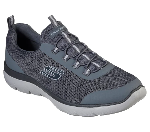 Skechers Men's Summits Repinski Sneaker, Charcoal
