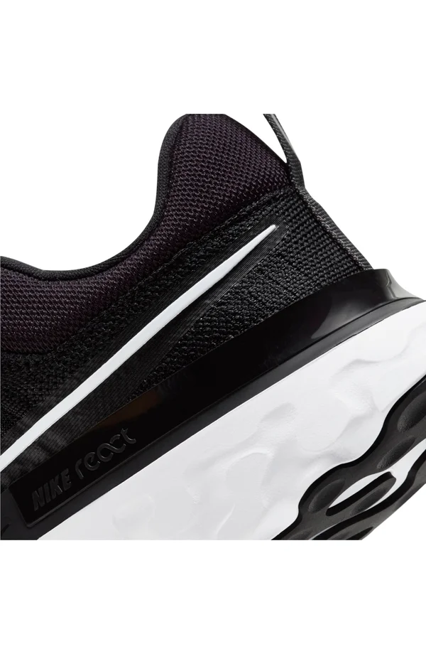 Nike React Infinity Run Flyknit 2 Black/White/Iron Grey Women's Running Shoes - Size: 8.5