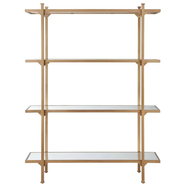 Madison Park Adelaide Bookcase - MP131-0916 Antique Gold