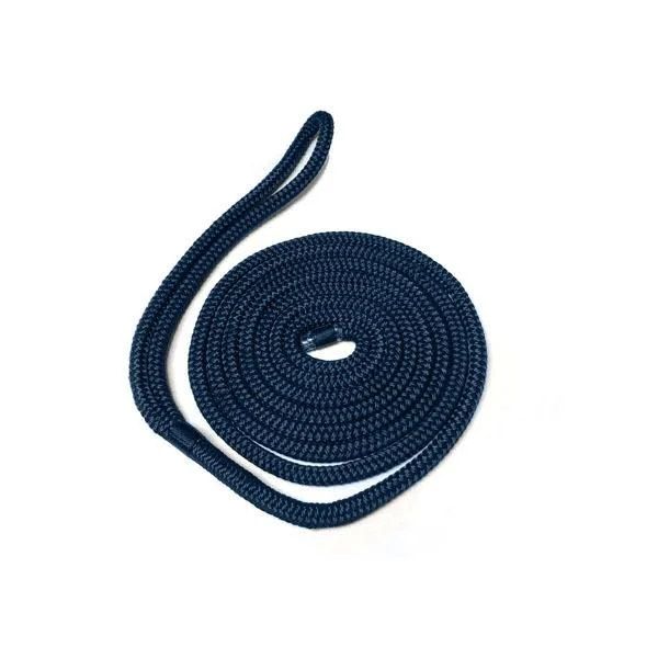 Gen3 Marine Double Braid Nylon Dock Line - Navy 5/8x22 x 30& 4-43111